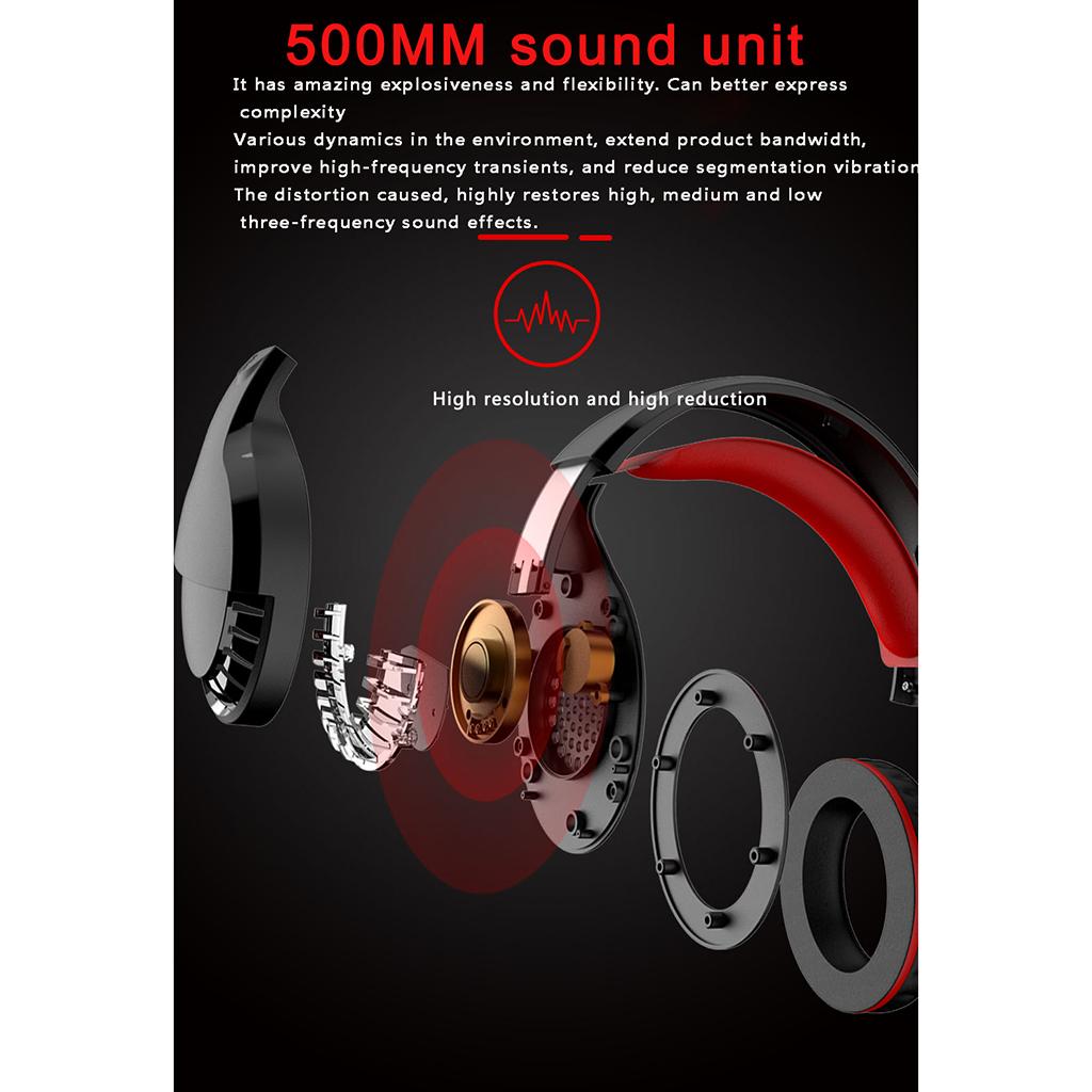 M18 Wired Colorful Glowing Stereo Gaming Headset Headphone with Mic