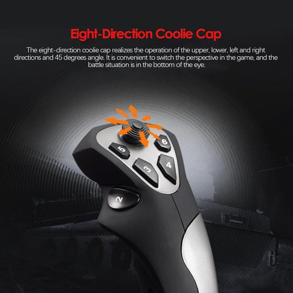 PC Joystick Flight Simulator Gaming Controller USB Wired for Laptop Computer