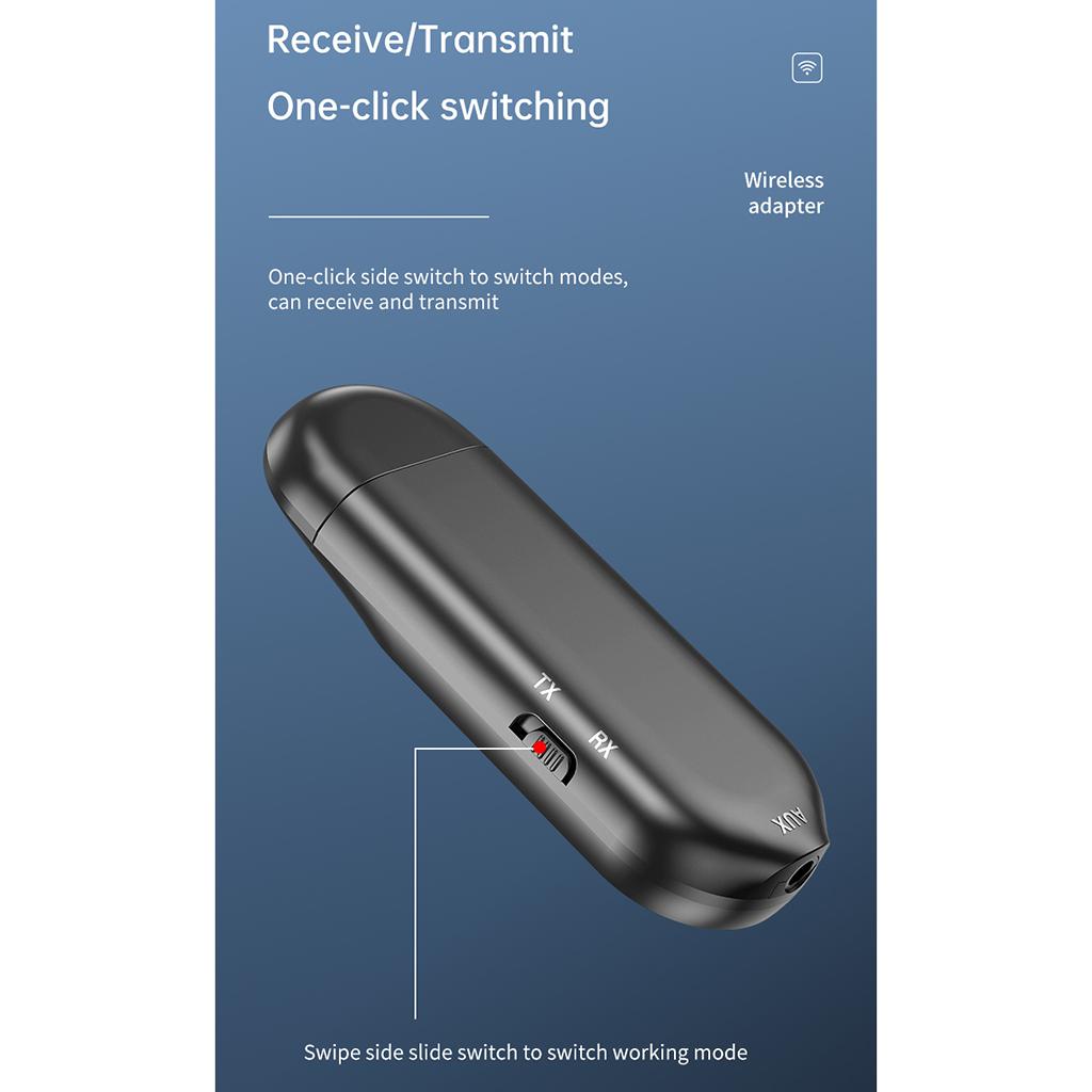 2 in 1 LCD USB Bluetooth Adapter Audio Receiver Transmitter Hand-free Call