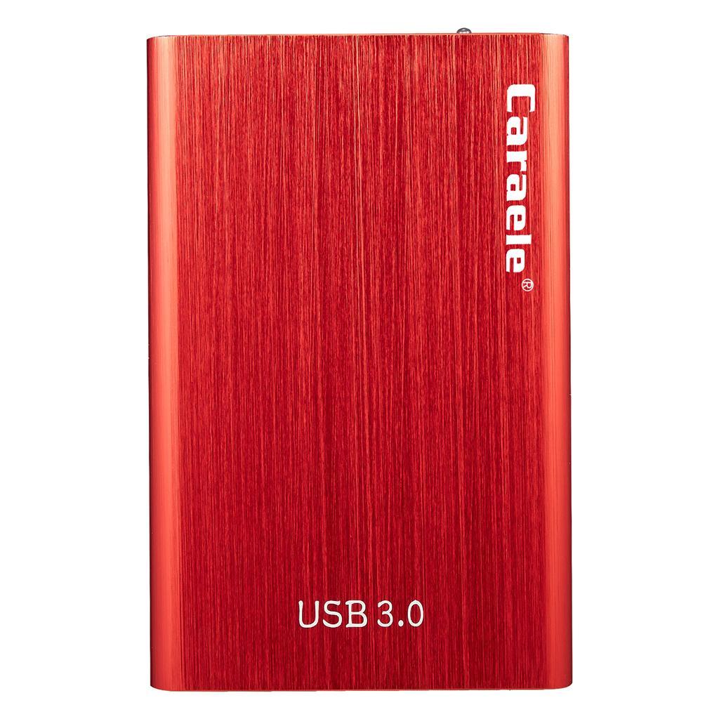 Portable High Speed USB3.0 External Hard Disk Drive Red 500GB