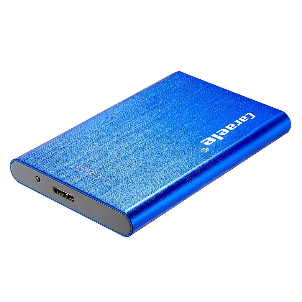 Portable High Speed USB3.0 External Hard Disk Drive Blue 500GB