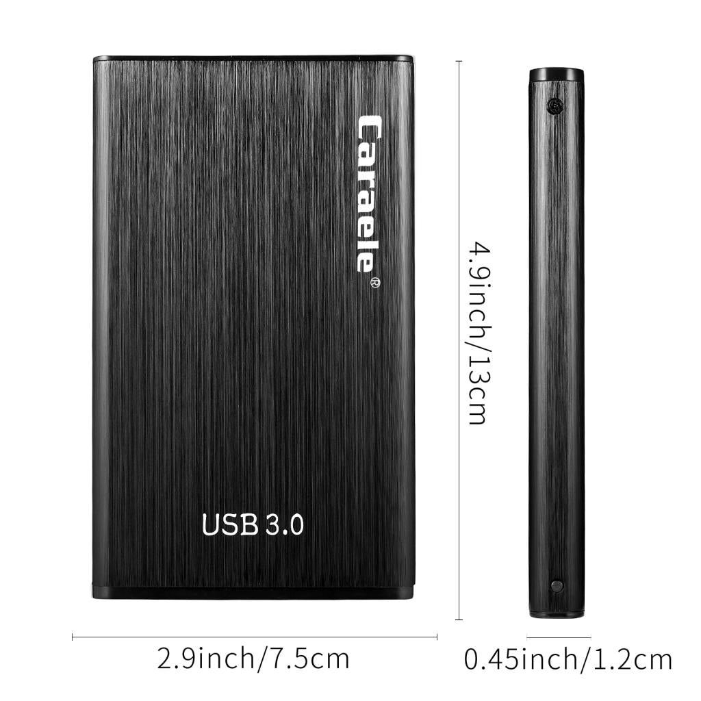 New Portable HDD External Hard Drive Disk USB 3.0 for PC Laptop Black 500GB