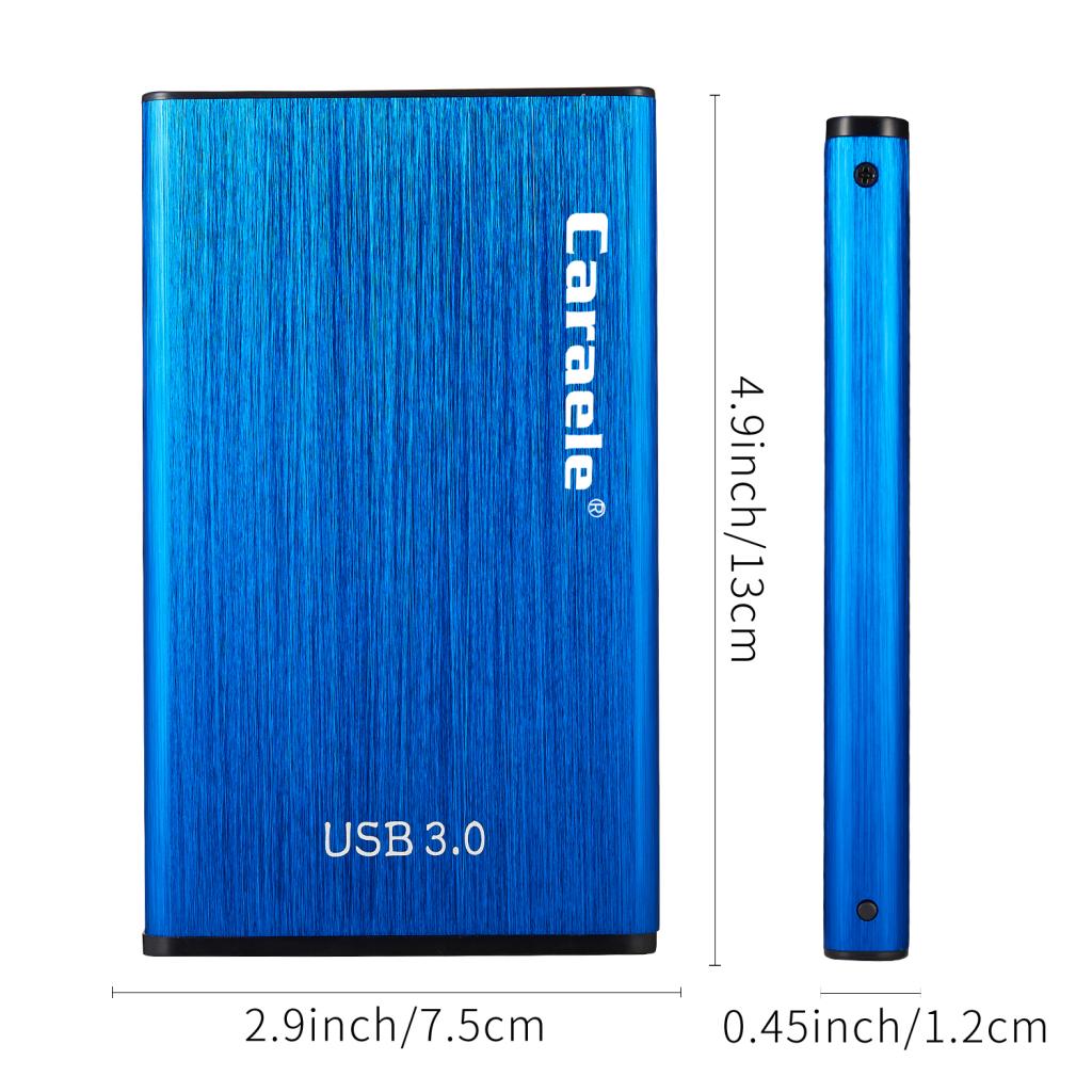 New Portable HDD External Hard Drive Disk USB 3.0 for PC Laptop Blue 1T