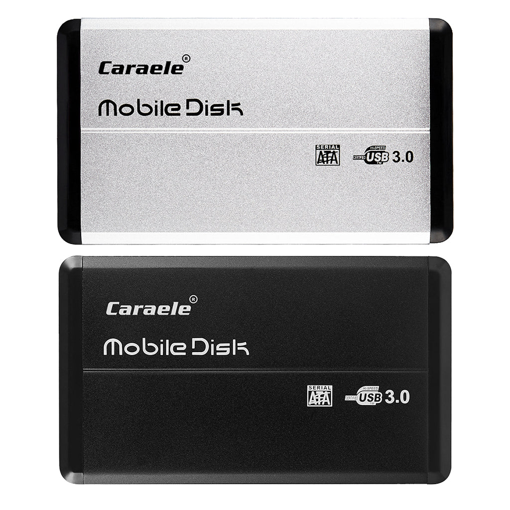 2.5in External USB Hard Drive Disk HDD Enclosure for Laptops Black 500GB