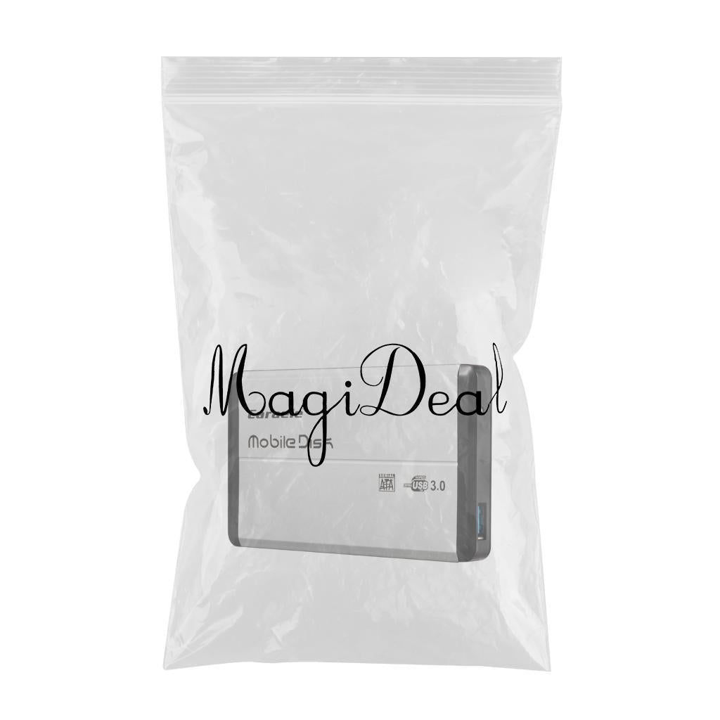 2.5in External USB Hard Drive Disk HDD Enclosure for Laptops Silver 2TB