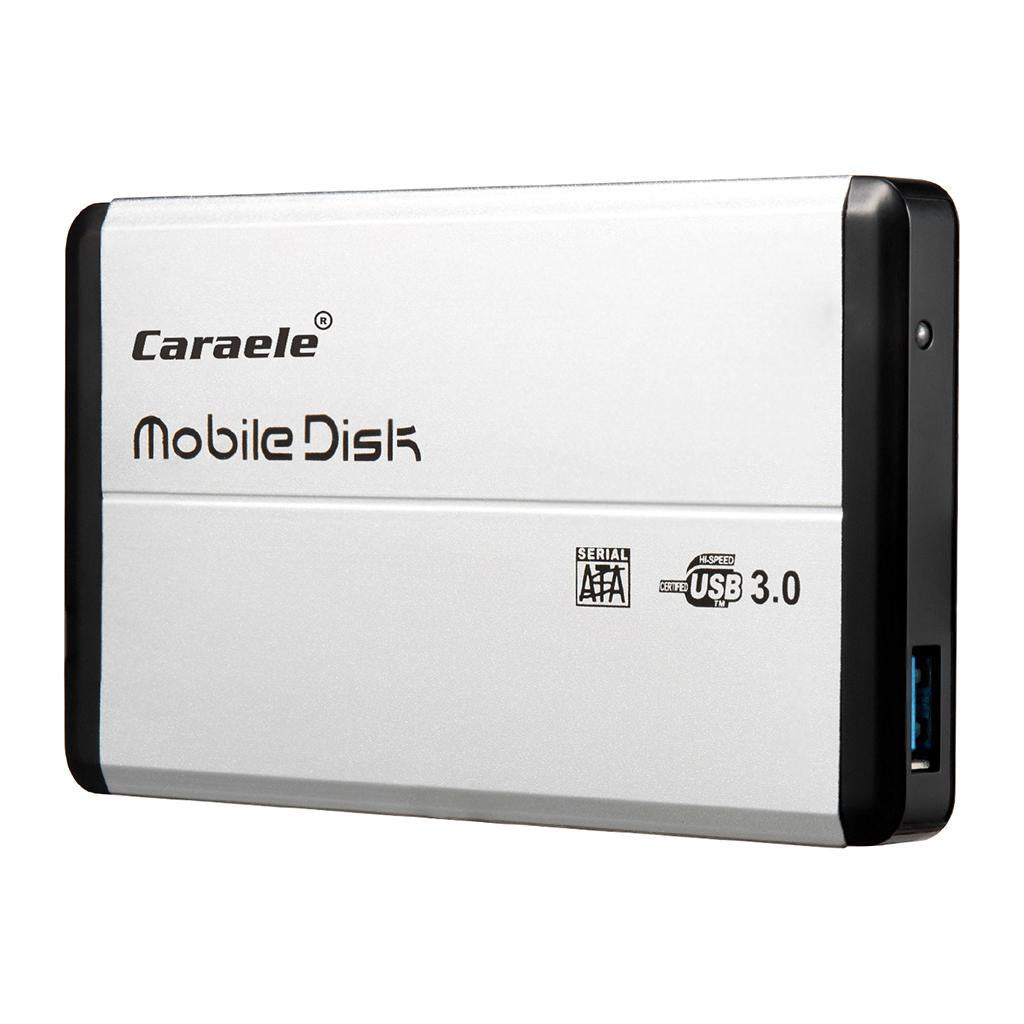 2.5in External USB Hard Drive Disk HDD Enclosure for Laptops Silver 2TB