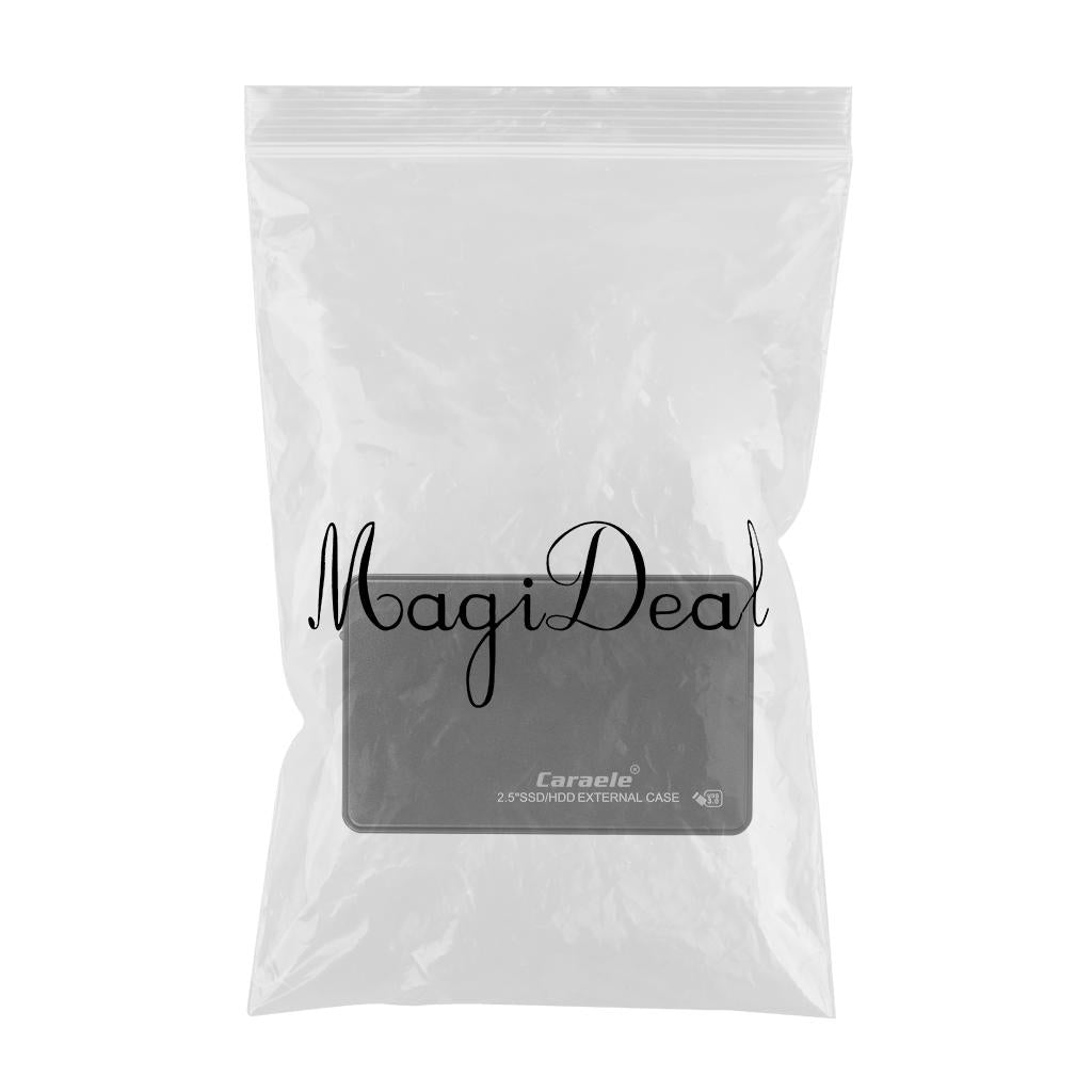 2.5in External USB Hard Drive Disk HDD SSD Enclosure for Laptop Black 1TB