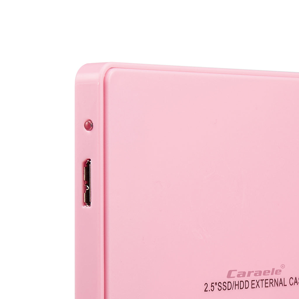 2.5in External USB Hard Drive Disk HDD SSD Enclosure for Laptop Red 1TB