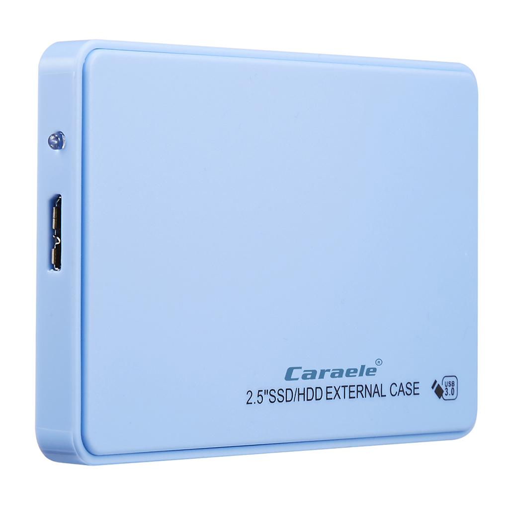 2.5in External USB Hard Drive Disk HDD SSD Enclosure for Laptop Blue 1TB