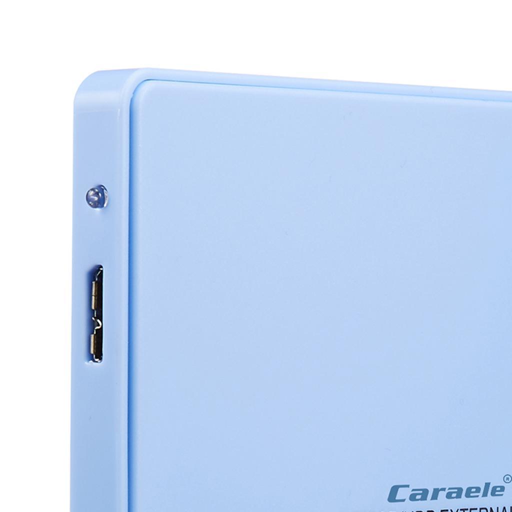 2.5in External USB Hard Drive Disk HDD SSD Enclosure for Laptop Blue 2TB