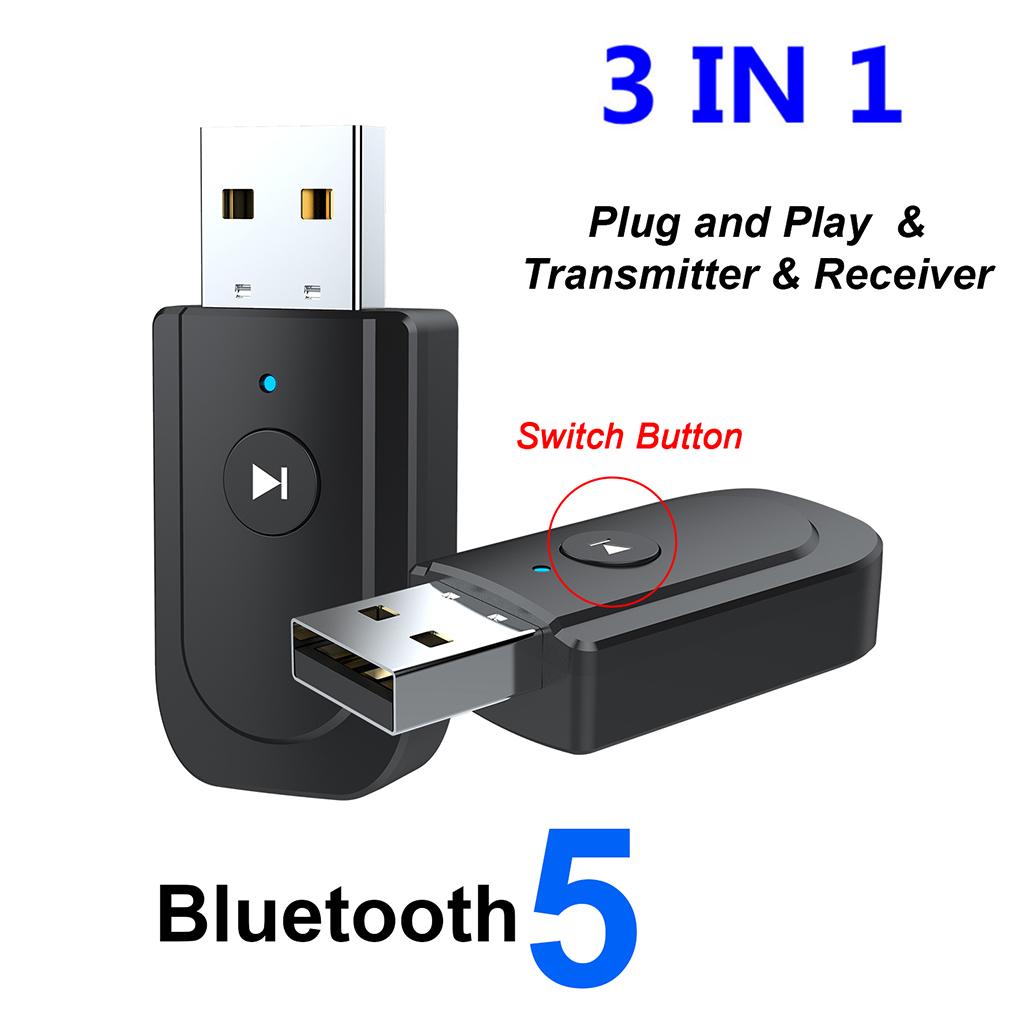 36 in 1 USB Bluetooth 5.0 Audio Transmitter Receiver Adapter for TV PC Car