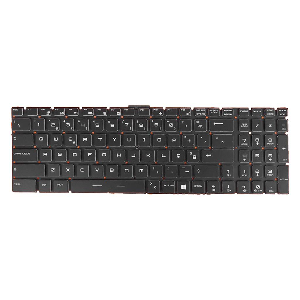 New Full Colorful Backlit Keyboard Portuguese for MSI Steel GS60 GS70 GT72