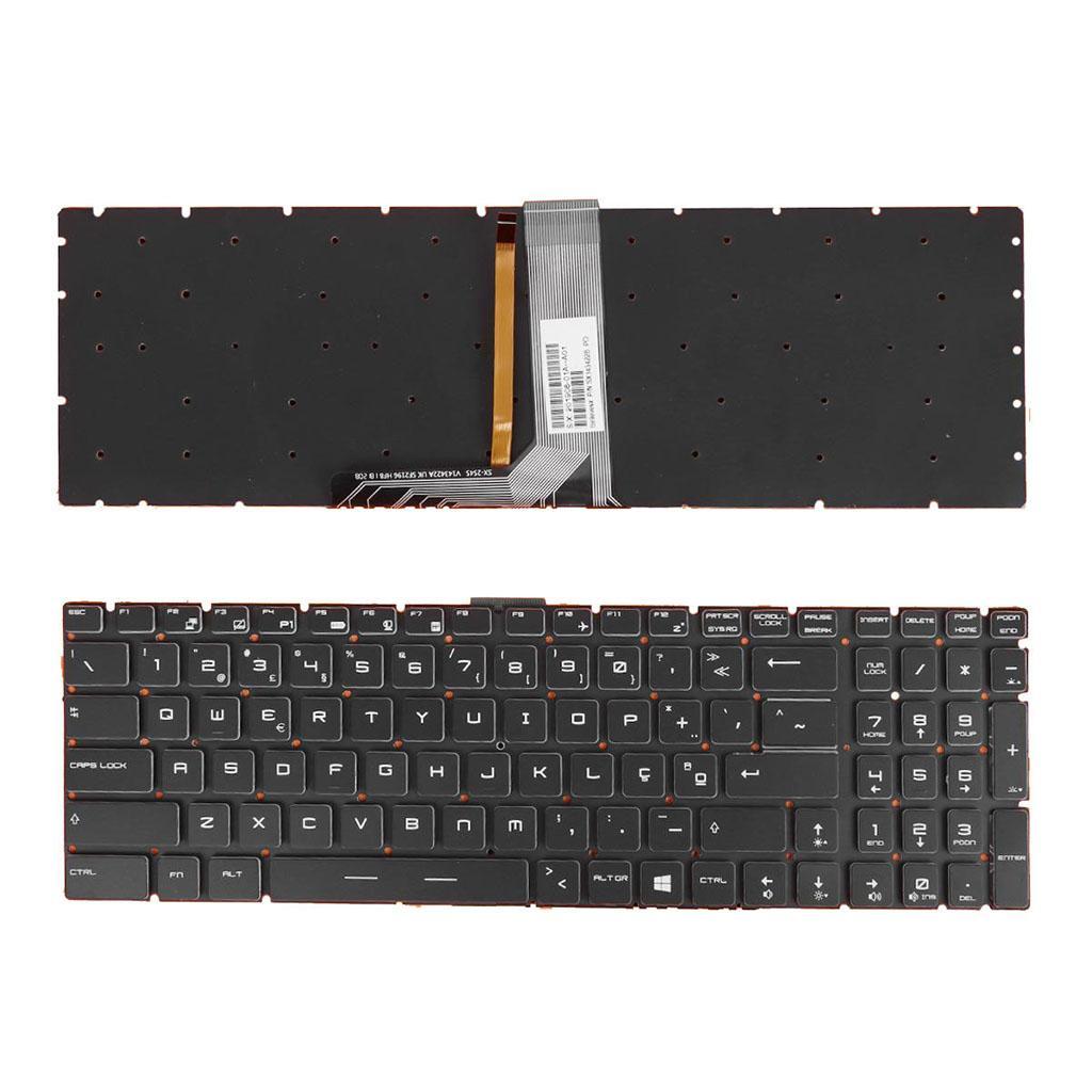 New Full Colorful Backlit Keyboard Portuguese for MSI Steel GS60 GS70 GT72