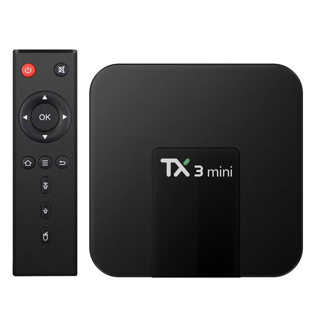 TX3 Mini Android7.1 TV Set-top BOX Media Player 2GB+16GB UK Dual Frequency