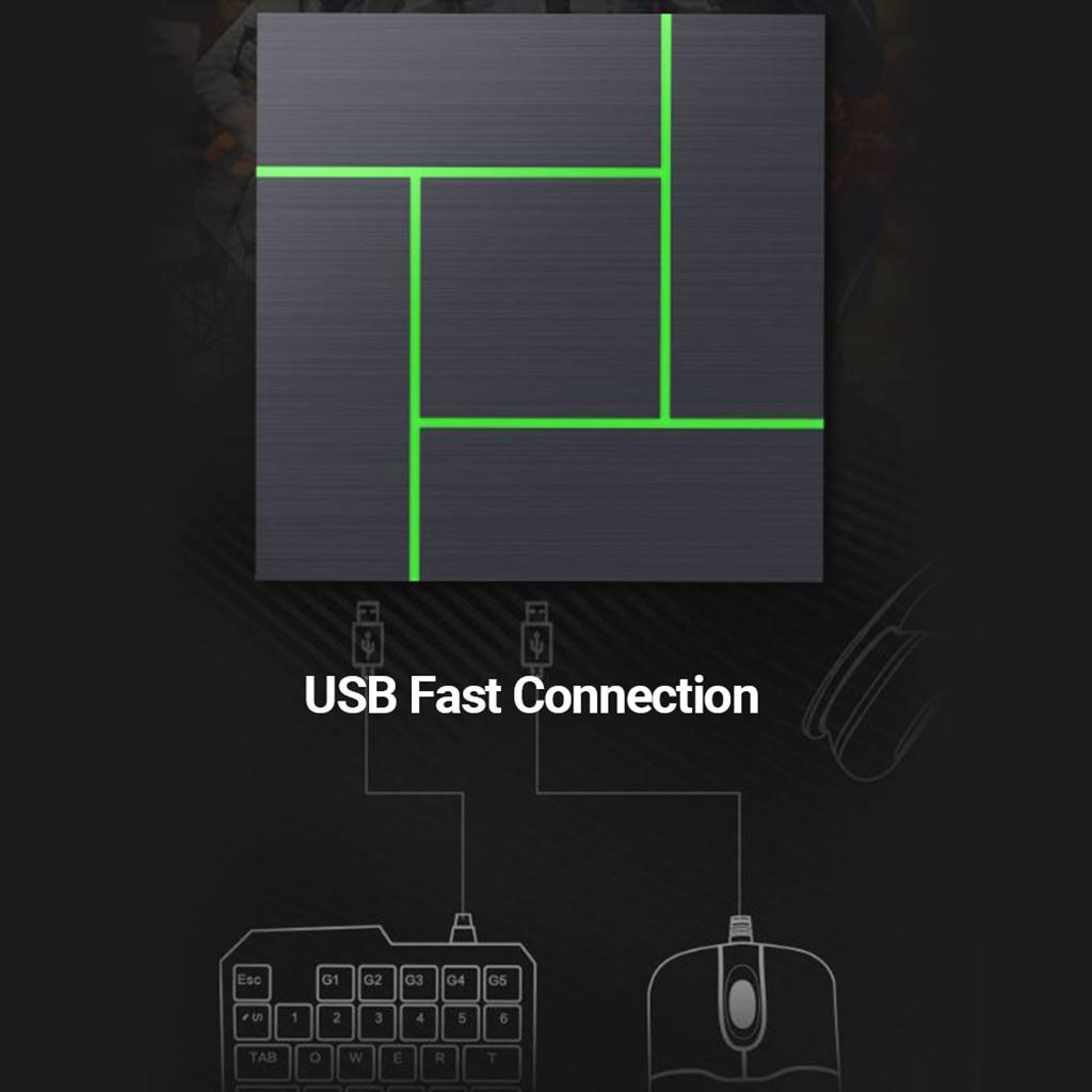Keyboard Mouse Converter Mobile Phone Gaming Adapter for Android for IOS