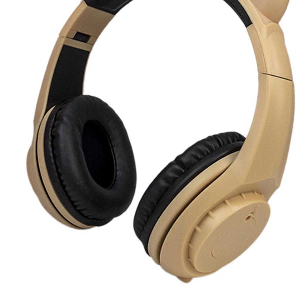 Cute Unicorn 3.5mm Wired Headphone Girls 103dB Music Headset Rose Gold