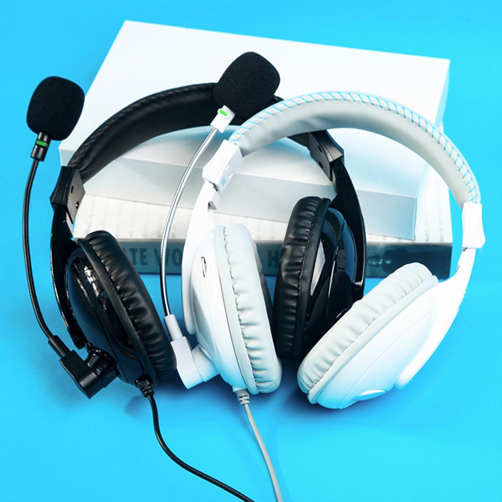 D3000 Wired Headset Children Students Learning Headphones White Not 85DB