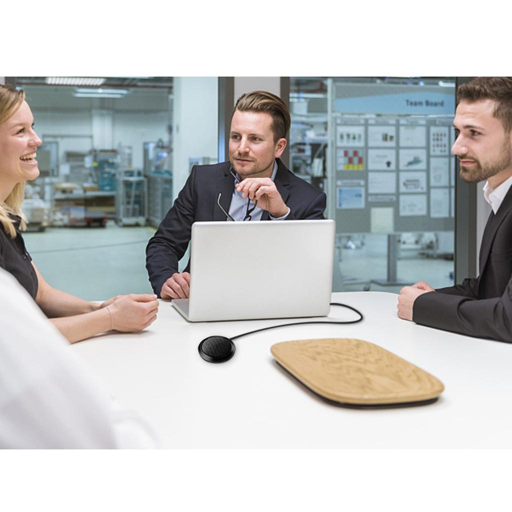 USB Omni-Directional USB Space-saving Surface-Mount Condenser Conference MIC
