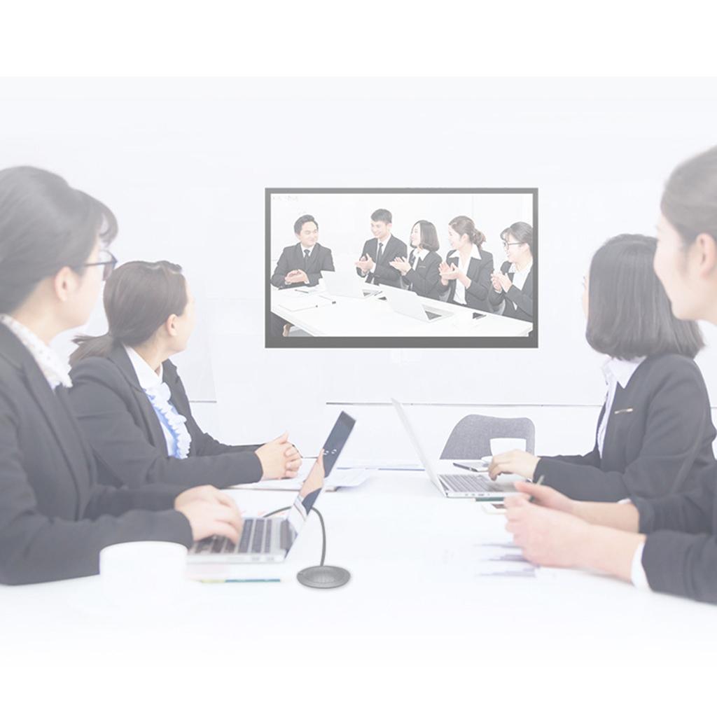 USB Omni-Directional USB Space-saving Surface-Mount Condenser Conference MIC