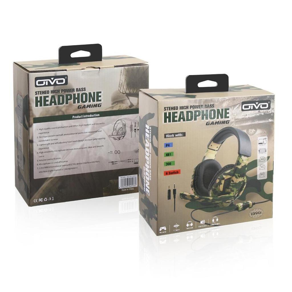 Over Ear Gaming Headphones Noise Canceling Stereo Bass Surround Sound