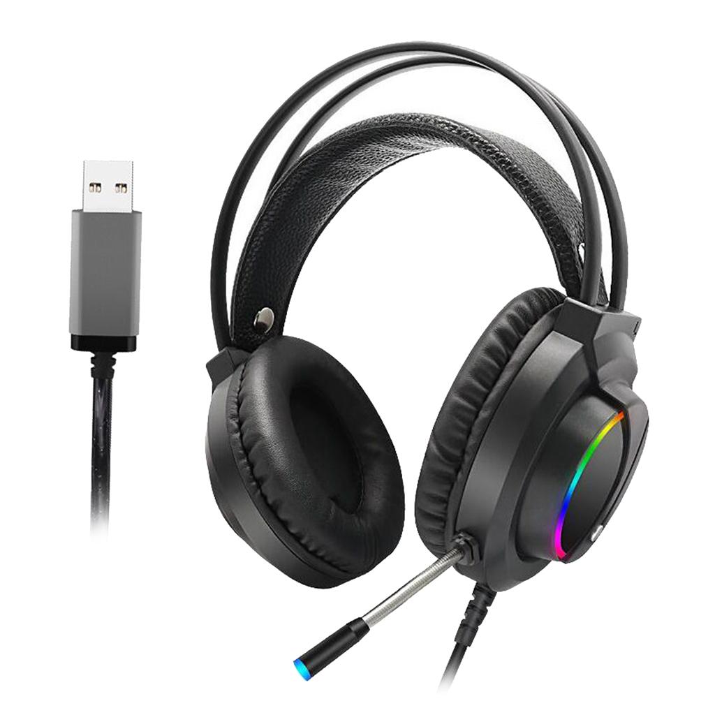 K1 Gaming Headset Headphone w/ Microphone for PS4 PC Laptop 7.1 USB