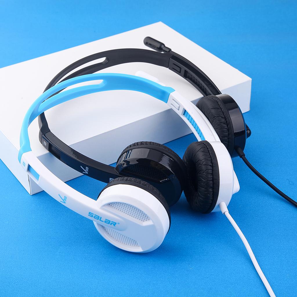 Kids Wired Headphones Over-ear Headset Gift for Children Black