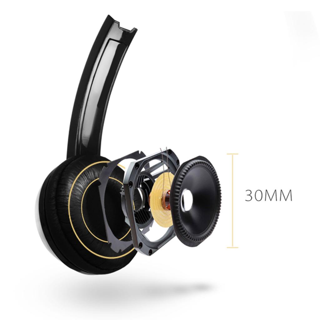 Kids Wired Headphones Over-ear Headset Gift for Children White 2x 3.5mm Jack