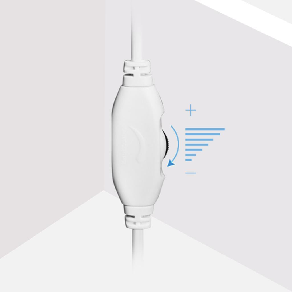 Kids Wired Headphones Over-ear Headset Gift for Children White