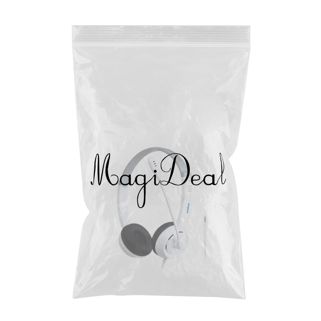 Kids Wired Headphones Over-ear Headset Gift for Children White