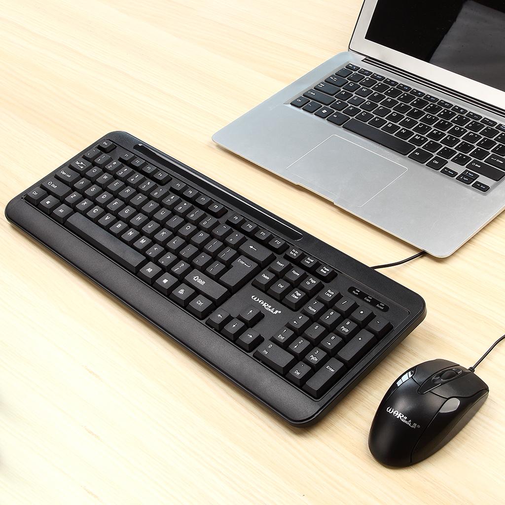 Wired Keyboard and Wired Mouse Set Plug & Play for PC Desktop Laptop