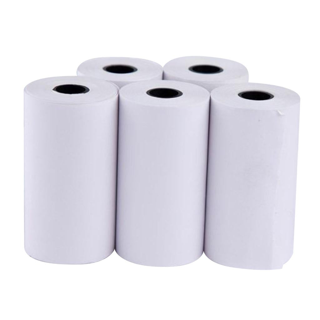 57x25mm Thermal Paper POS Receipt 5 Rolls Office Supply for Cash Register