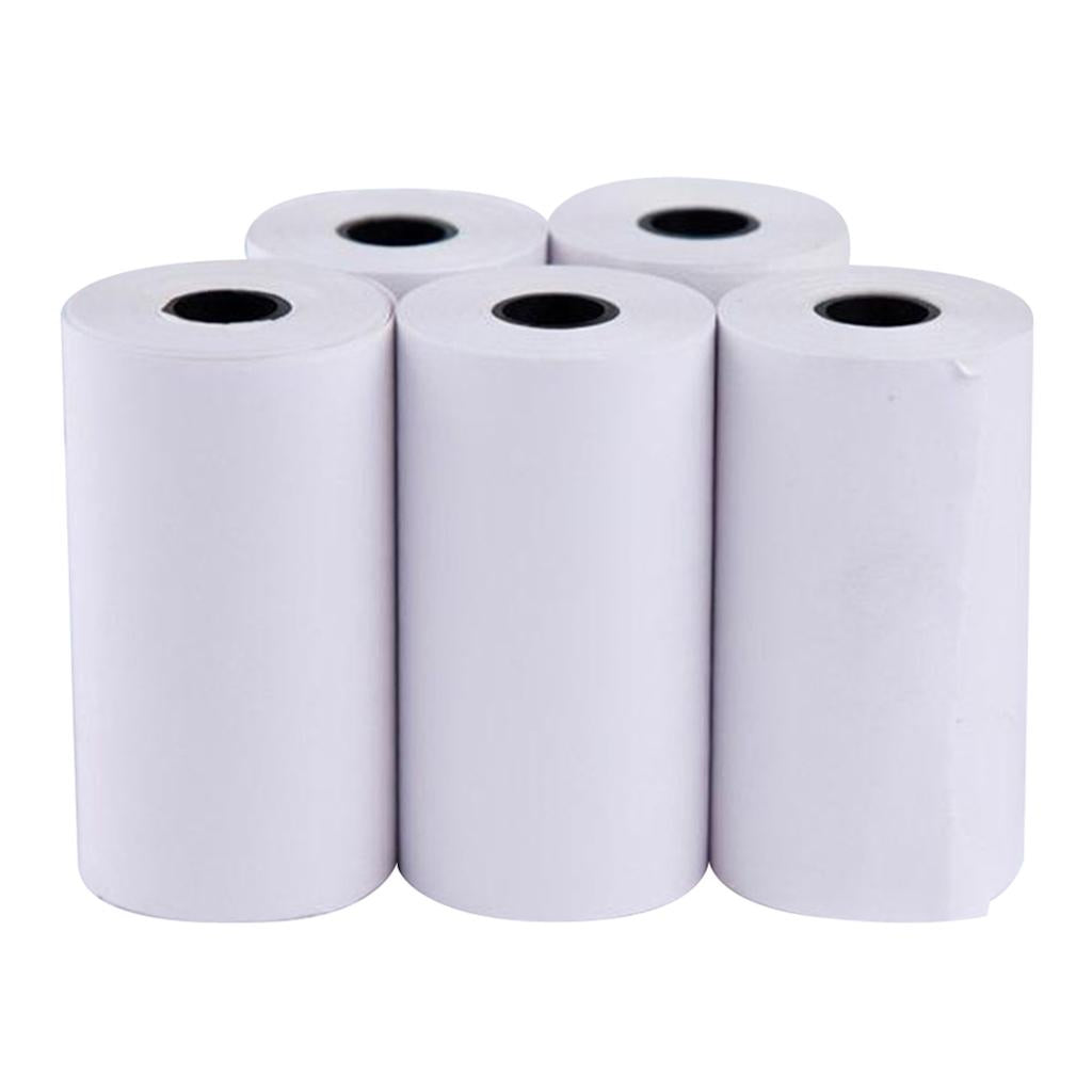 57x25mm Thermal Paper POS Receipt 5 Rolls Office Supply for Cash Register
