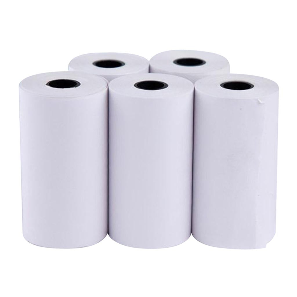 57x25mm Thermal Paper POS Receipt 5 Rolls Office Supply for Cash Register