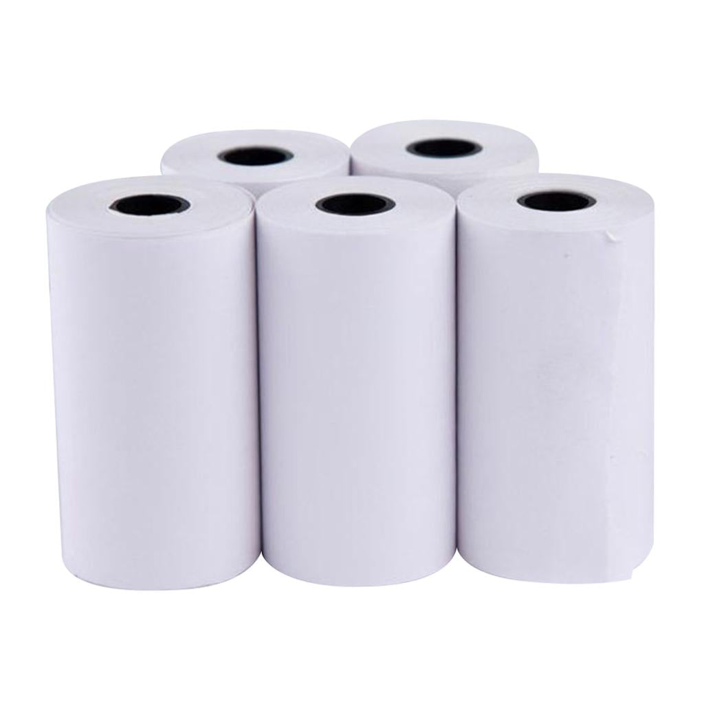 57x25mm Thermal Paper POS Receipt 5 Rolls Office Supply for Cash Register
