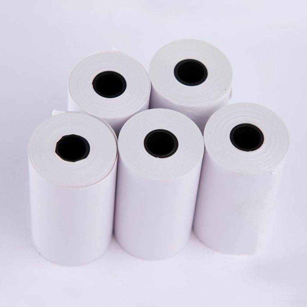 57x25mm Thermal Paper POS Receipt 5 Rolls Office Supply for Cash Register