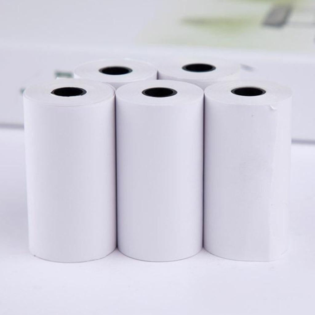 57x25mm Thermal Paper POS Receipt 5 Rolls Office Supply for Cash Register
