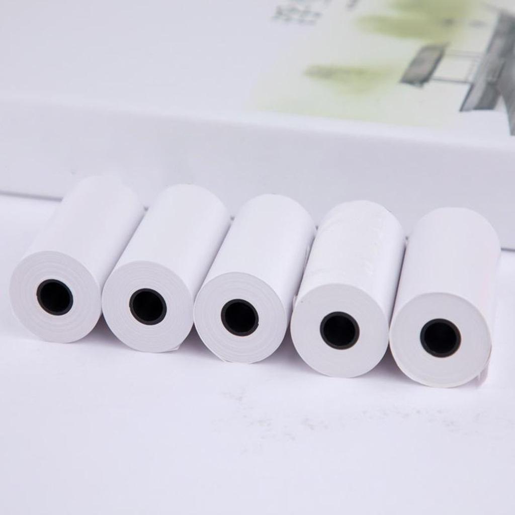 57x25mm Thermal Paper POS Receipt 5 Rolls Office Supply for Cash Register