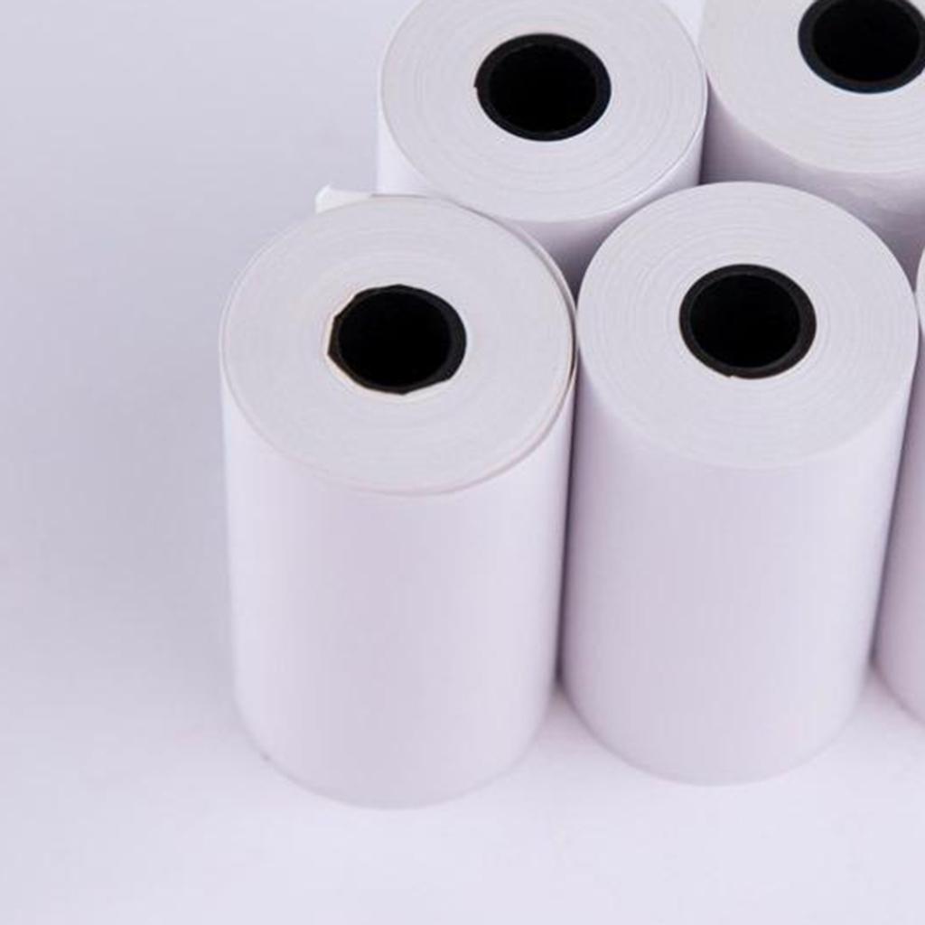 57x25mm Thermal Paper POS Receipt 5 Rolls Office Supply for Cash Register