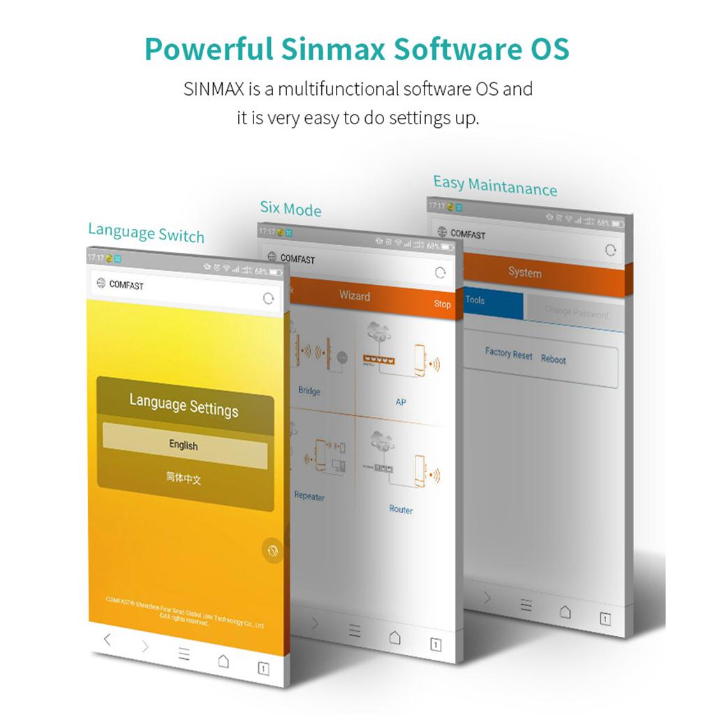 Comfast 300Mbps Outdoor CPE 2.4G wifi AccessPoint Wireless Bridge