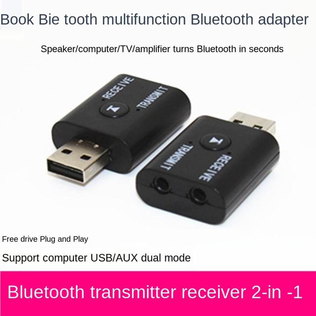 Bluetooth 5.0 Audio Receiver Transmitter 3.5mm Jack Music Adapter for Car PC