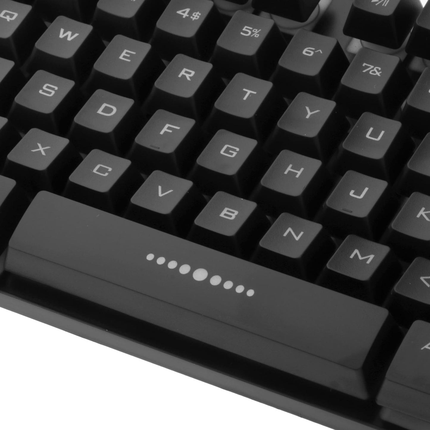 Wired Gaming Keyboard RGB Backlit Multimedia Keys black