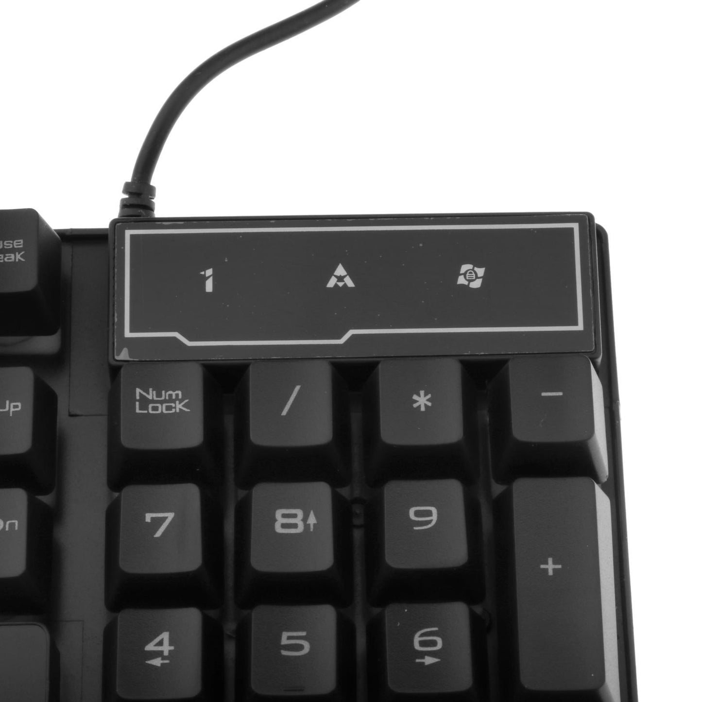 Wired Gaming Keyboard RGB Backlit Multimedia Keys black