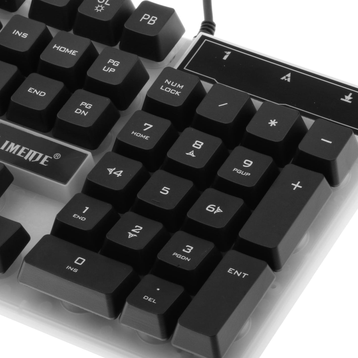 Wired Gaming Keyboard RGB Backlit Multimedia Keys orange