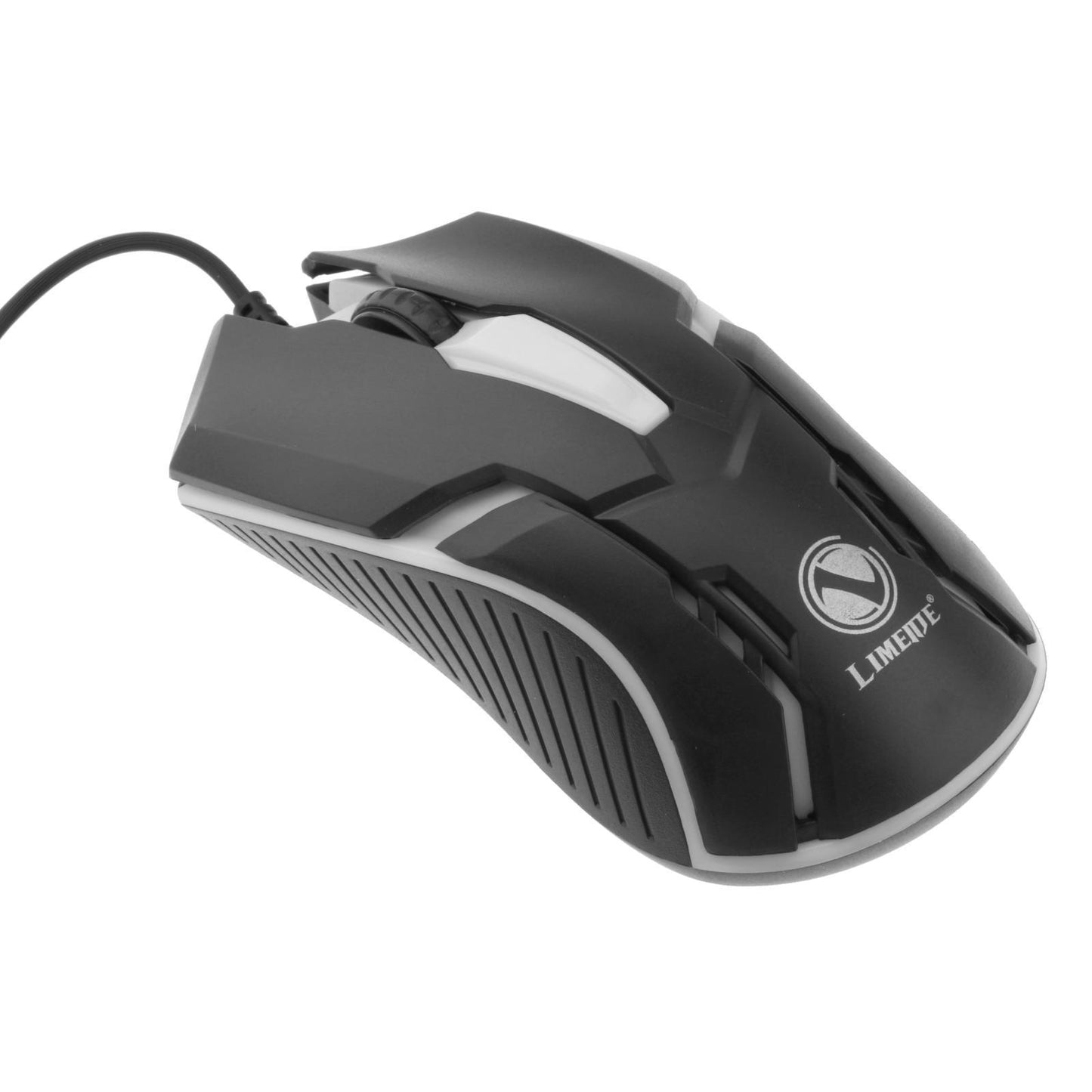 Wired Gaming Keyboard RGB Backlit Multimedia Keys black 1 set