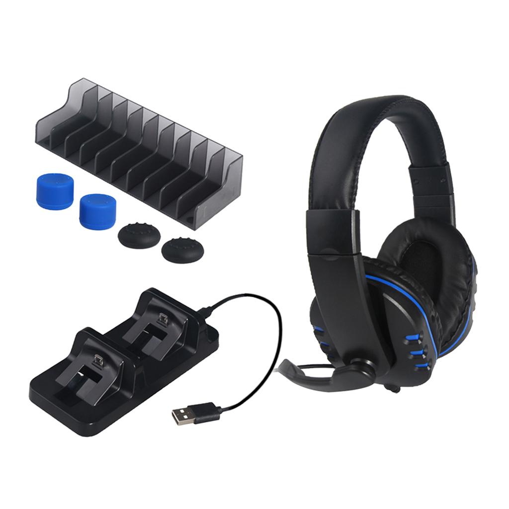 TP4-18101 5in1 Headphones Wired Stereo Game Headset for PS4 Pro Game Console