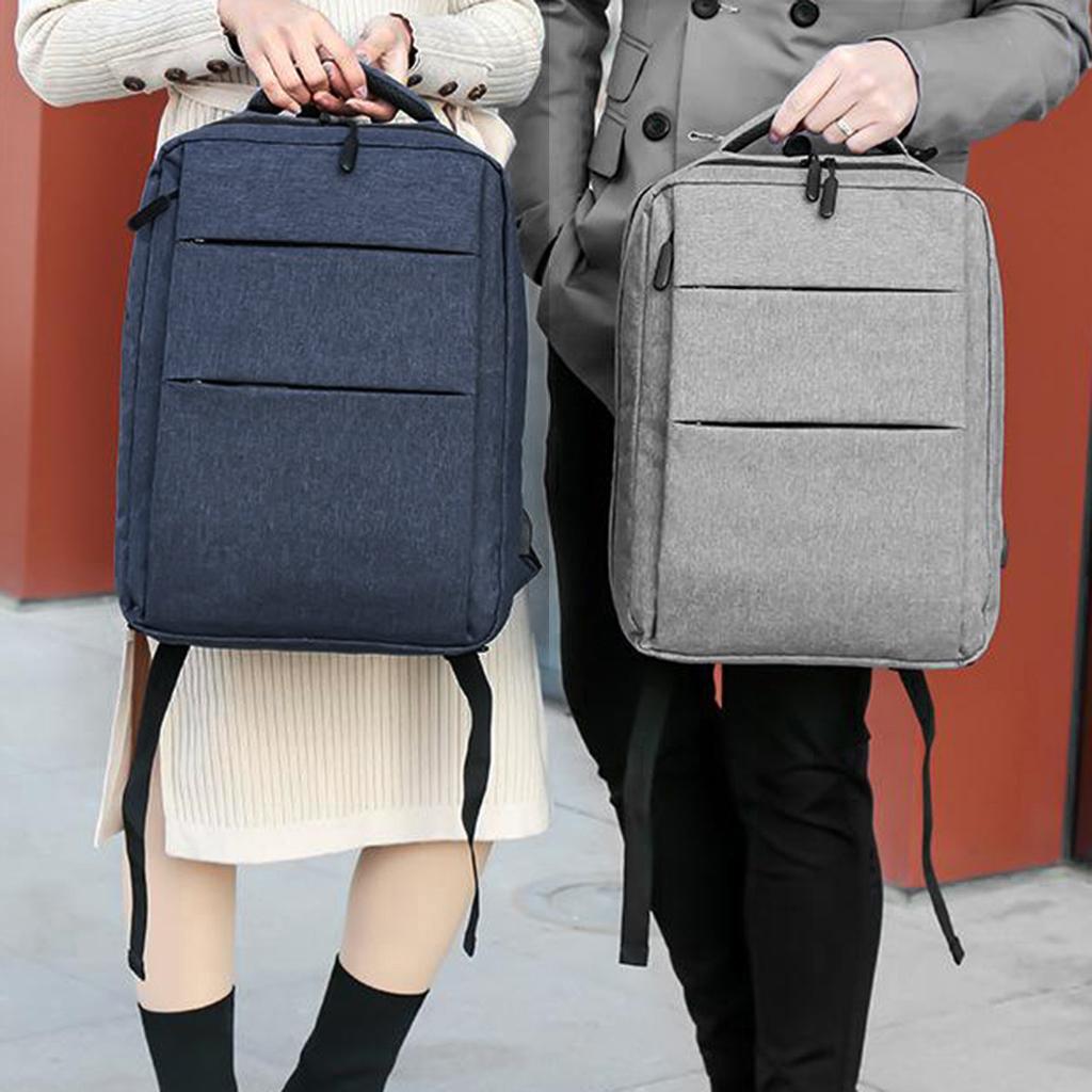 Laptop Backpack Business Travel Computer Bag w/ USB Charging Port Blue