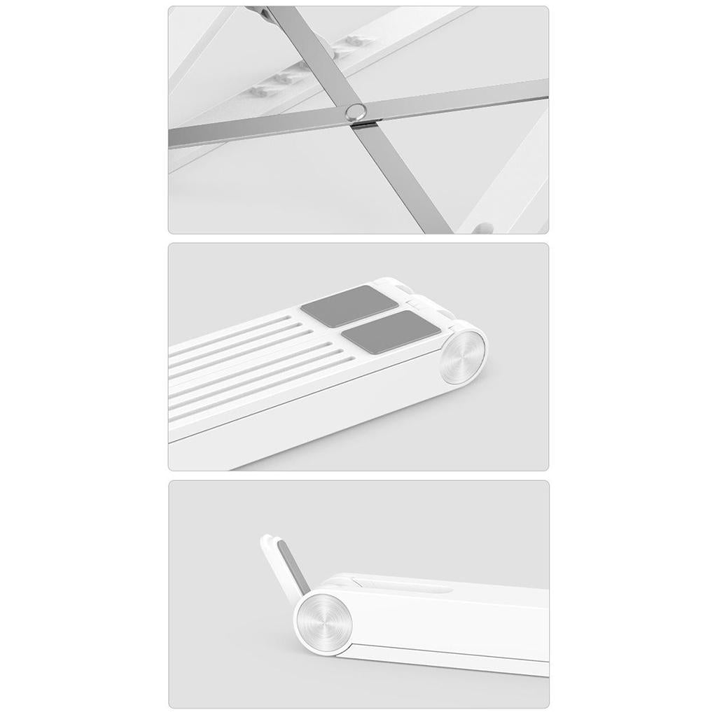 Foldable Laptop Stand Riser Adjustable with Cooling Fan for MacBook Air Pro