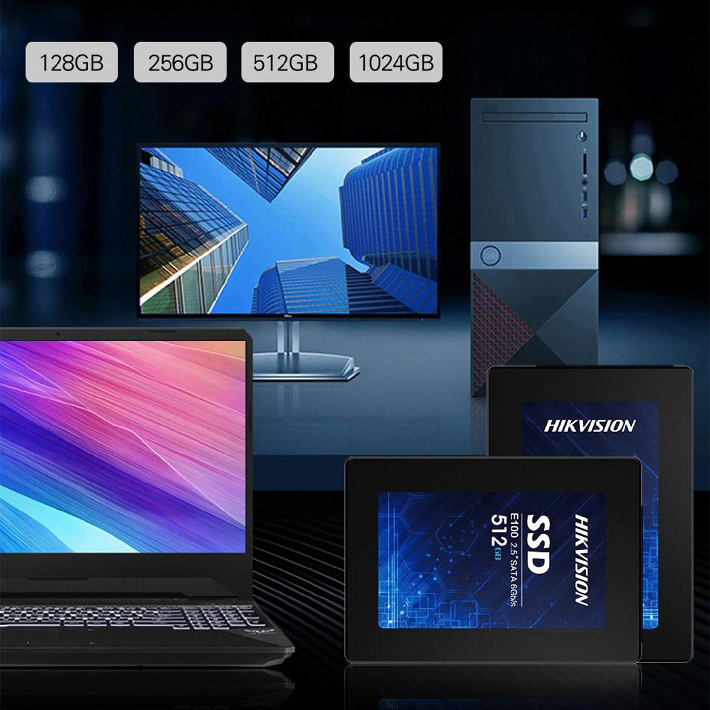 HIKVISION E100 SSD SATA III 2.5-inch Internal Solid State Drive 256GB