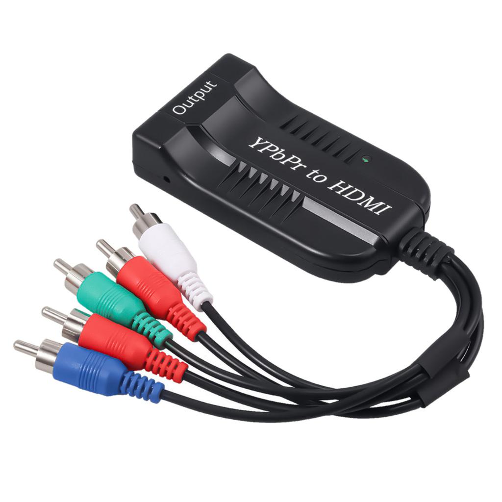 Male YPbPr to Female HDMI 5RCA RGB YPbPr to HDMI Video Audio for Monitor