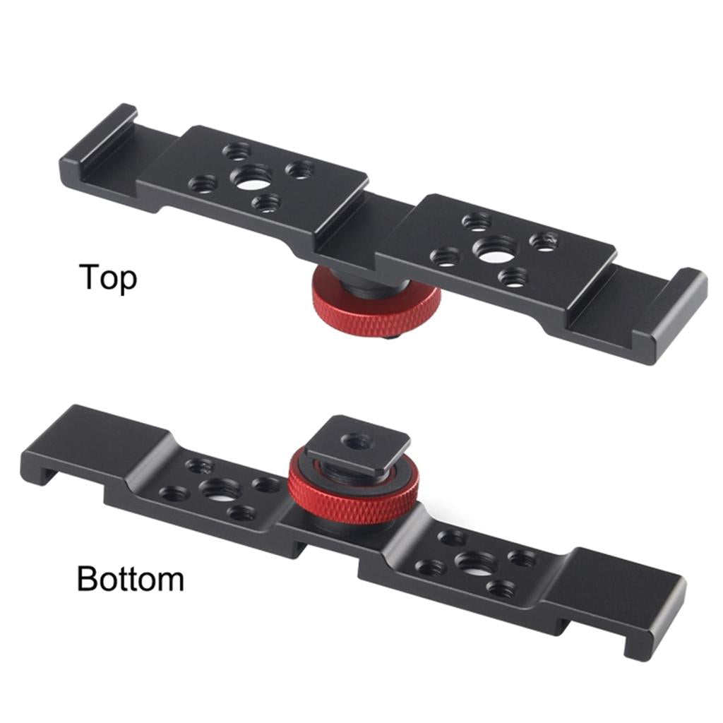 Hot Flash Shoe Mount Bracket for DSLR Camcorder Aluminium Alloy Accessory